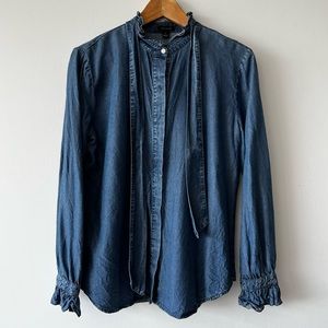 Ann Taylor denim blouse